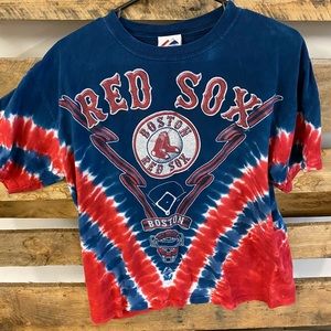 Boston Red Sox majestic tie dye shirt size medium